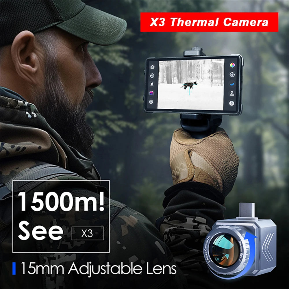 INFIRAY Thermal Master T2 PRO X2 T2 MAX X3 Thermal Camera Hunting Night Vision Thermal Imaging Camera for Phone Thermal Imager