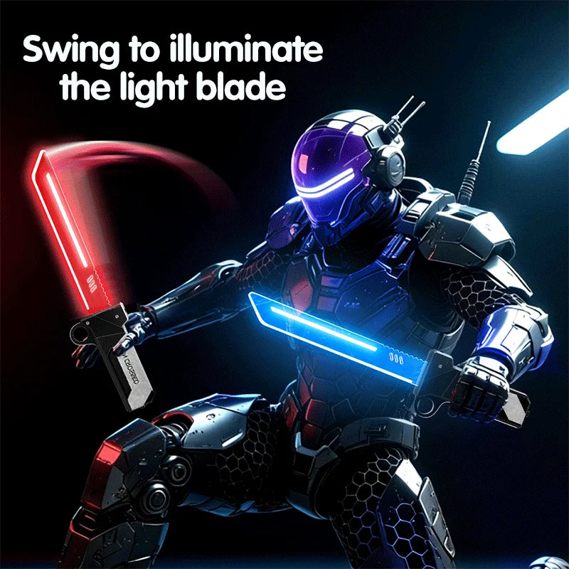 Lightsaber Toy, Double Sword Insertion, Swing and Stretch, 2-in-1, Role-Playing, Boys and Girls Holiday Birthday Gifts
