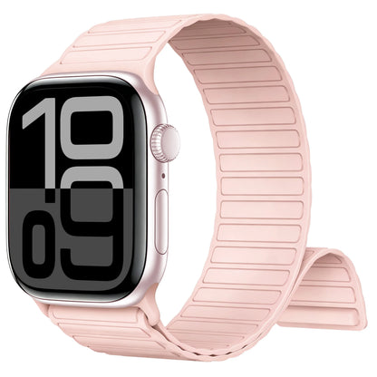 Silicone Strap For Apple Watch 46mm 42mm 49mm Magnetic Band For iWatch Ultra 3 2 Series 12 11 10 9 8 7 6 5 SE Bracelet Correa
