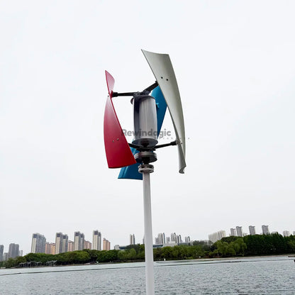 10000W Vertical Wind Turbine Generator With Controller 12V 24V 48V High Efficiency Home Wind Turbine Low Start-up Wind Speed