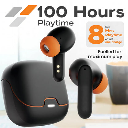 TWS Wireless Earphones 5.4 Bluetooth Ultra-low Latency Dual Microphone ENC Noise Cancelling in Ear Bluetooth Earphones