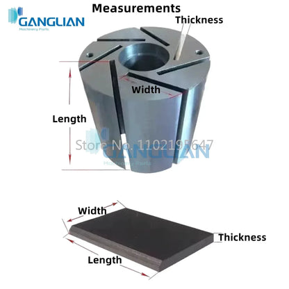 T:3mm Blade Vane for Vacuum Pump Compressor Air Pump Blade 1piece