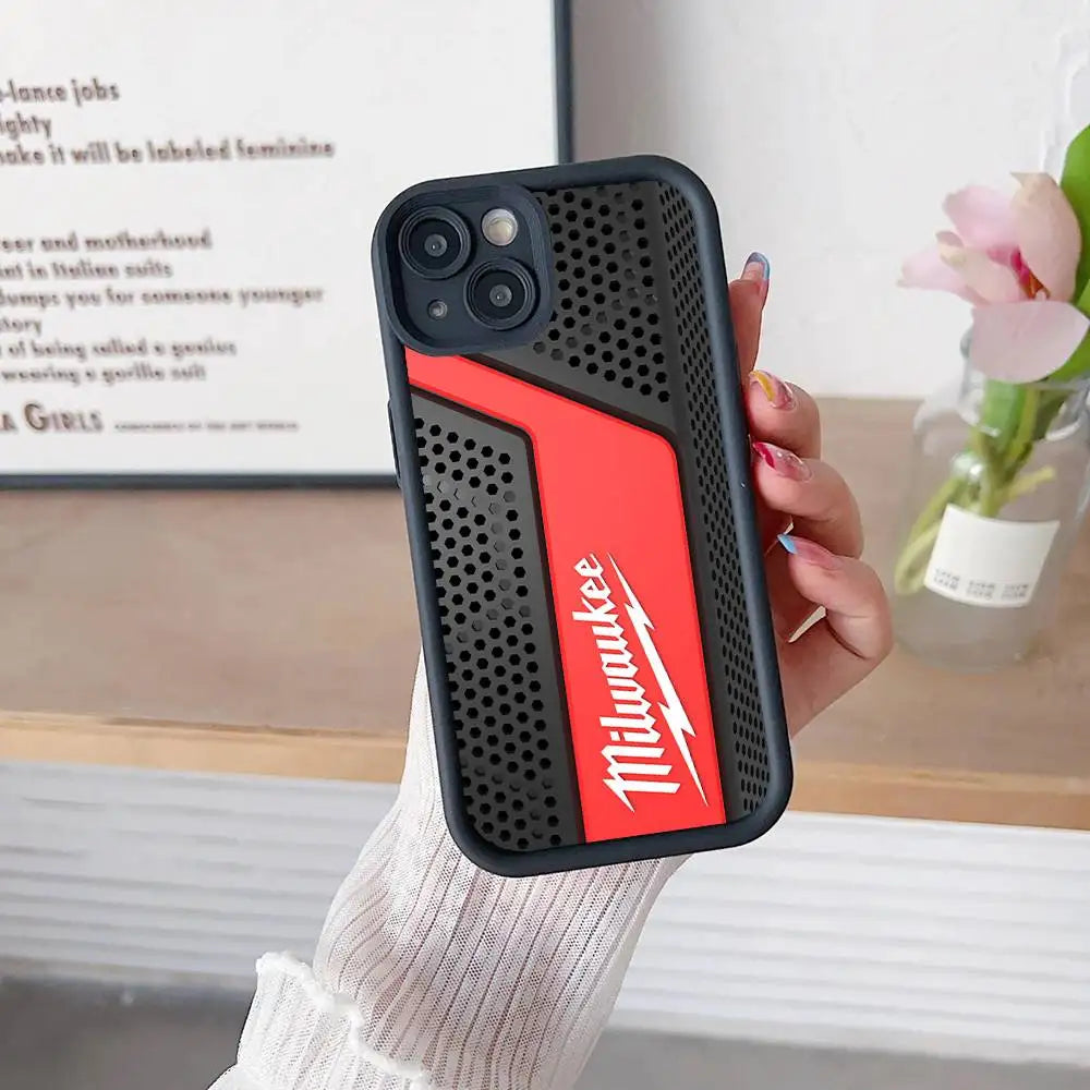 Fashion Phone Case for M-Milwaukees IPhone 17 16e 16 15 14 13 12 11 Air Pro Max Mini XR XS X 7 8 6 6s Plus Soft TPU Back Cover