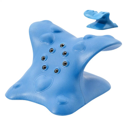 C-shaped Neck Stretcher Pillow Magnetic Pain Relief Shoulder Relaxer Spine Support Spine Correction Massage Pillow