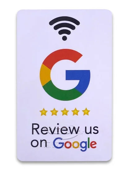 13.56MHz Programmable Acrylicl with Self-adhesive Backing NFC Table Sticker Diameter 10CM Google Reviews NFC Sticker NFC 215