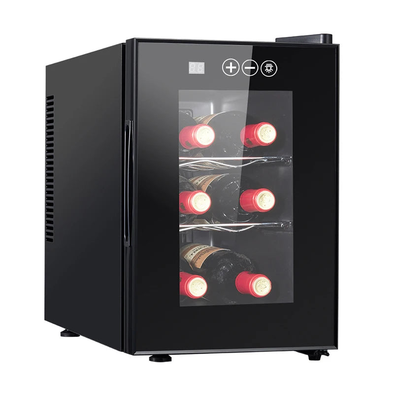 8/12-Bottle Wine Cooler | Compact Peltier-Type Countertop Wine Cooler | Smart Temperature Control | Quiet Operation(Customized)