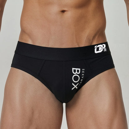 1/2Pcs High Quality Low Waist Sexy Mens Underwear Briefs Letter Print Men's Lingerie Cotton Men's Briefs Bikini Man Underpants