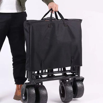 Camping Cart Folding Wagon Cover Storage Bag Dustproof Waterproof And Compact For Beach Picnic RV And Outdoor Adventure Use