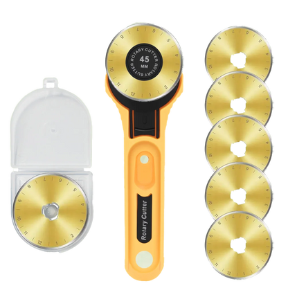 45mm Rotary Fabric Cutter Leather Craft Cutting Tool For DIY Fabric Patchworking Sewing Quilting Crafting Tools