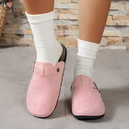 Spring and Autumn Elegant Baotou Sexy Flat Casual Shoes Fashionable Best Selling New Comfortable Plus Size Women's Shoes