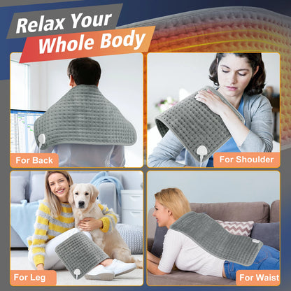 Electric Heating Pad Thermal Mat for Neck and Back Muscle Relaxation Household Warm Abdomen Winter Heated Blanket Office