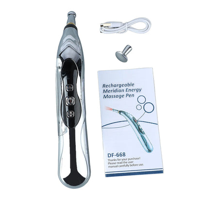 Meridians Pen Electric Meridians Pen Meridians Pen Rechargeable Electronic Powerful Energy Pulse Massage Pen for Pain Relieving