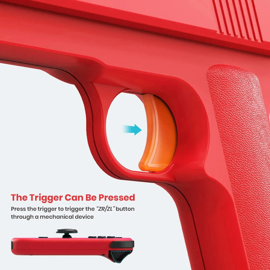 New For NS Switch Small Handle Shooting Game Gun Stock Grip Switch OLED Left and Right Controller Gun Stock Handle 2 Packs