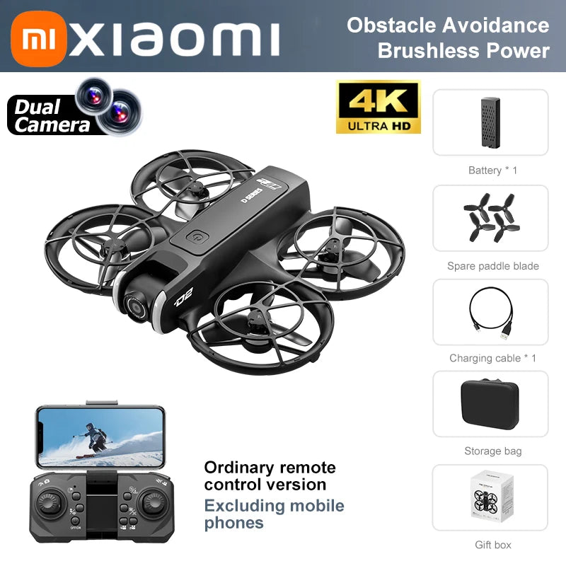 Xiaomi D2 Drone 8K Aerial HD Intelligent Avoiding Obstacle with Larger Screen Remote Control Folding Brushless Power GPS Drone