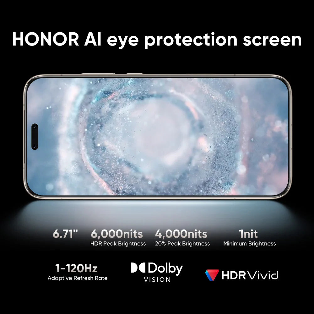 HONOR Magic8 Pro Global Version 5G Smartphone Magic 8 Pro Snapdragon 8 Elite Gen 5 6.71'' 120Hz OLED Display 100W Fast Charge