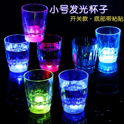 6/12/24Pcs LED Glowing Glasses Cup Light Up Shot Cup LED Flash Drinking Glasses Light Up Shot Glasses For Party Glow In The Dark