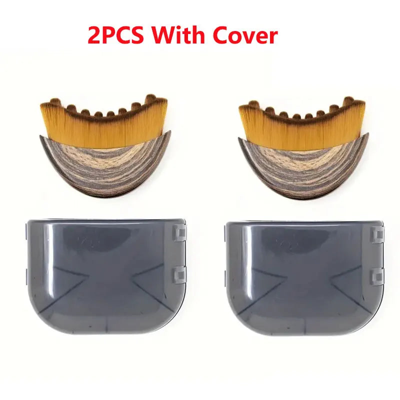 Lymphatic Contour Face Brush Chin&Jawline Dry Brushing Massager for Relieve Fatigue Chin Sculpture Ergonomically Designed