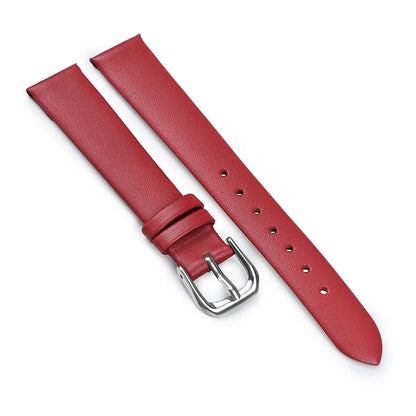Gold Buckle Soft Cowhide Leather Bracelet Womens Fashion Wristwatch Watchband 8mm 10mm 12mm 13mm 14mm 15mm 16mm 17mm Watch Strap