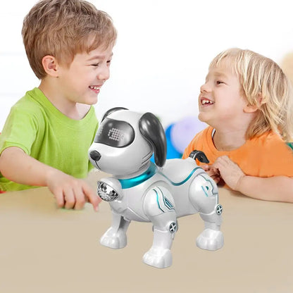 RC Robot Dog Electronic Stunt Pet Interactive Touch Programmable Smart Walking Dancing Kids Birthday Gift for Kids Boys Girls