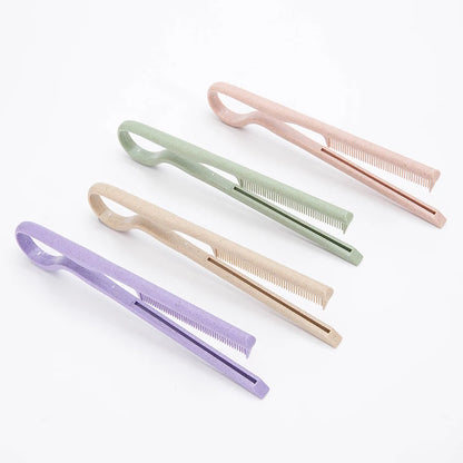 V-Shaped Hair Styling Comb | Manual Fine-Tooth Resin Design | Home & Salon Hair Sectioning