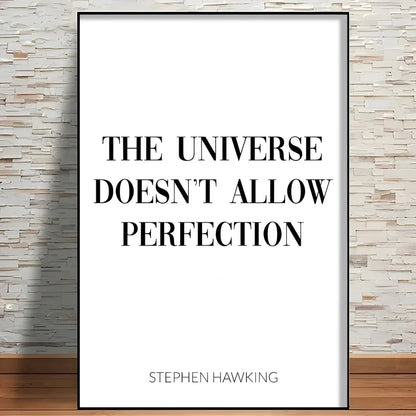 Motivation Success Quotes Poster Perfect Space Sticker Self Adhesive for Office Home Theater Wall Art Decor Fancy Gift