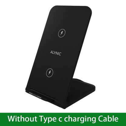 Wireless Charger Station Earphone Phone Fast Charging Charger Holder For iPhone 16 15 14 13 Pro Max Samsung S24 S23 Xiaomi