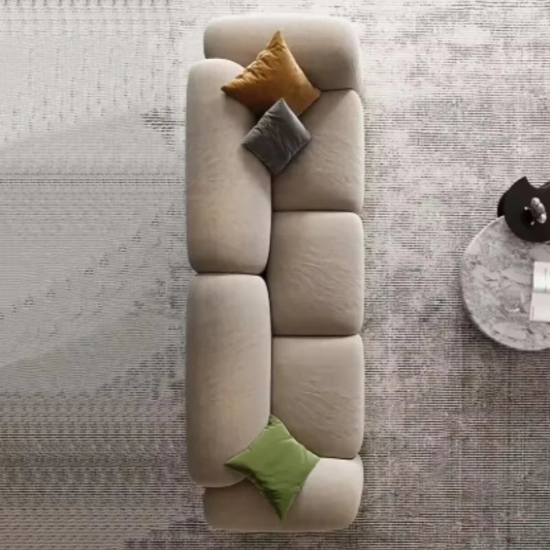 Comfortable Lounge Divano Soggiorno Di Lusso Luxury Furniture  Modern Living Room Sofas Minimalist Sectional Puff Corner Sofa