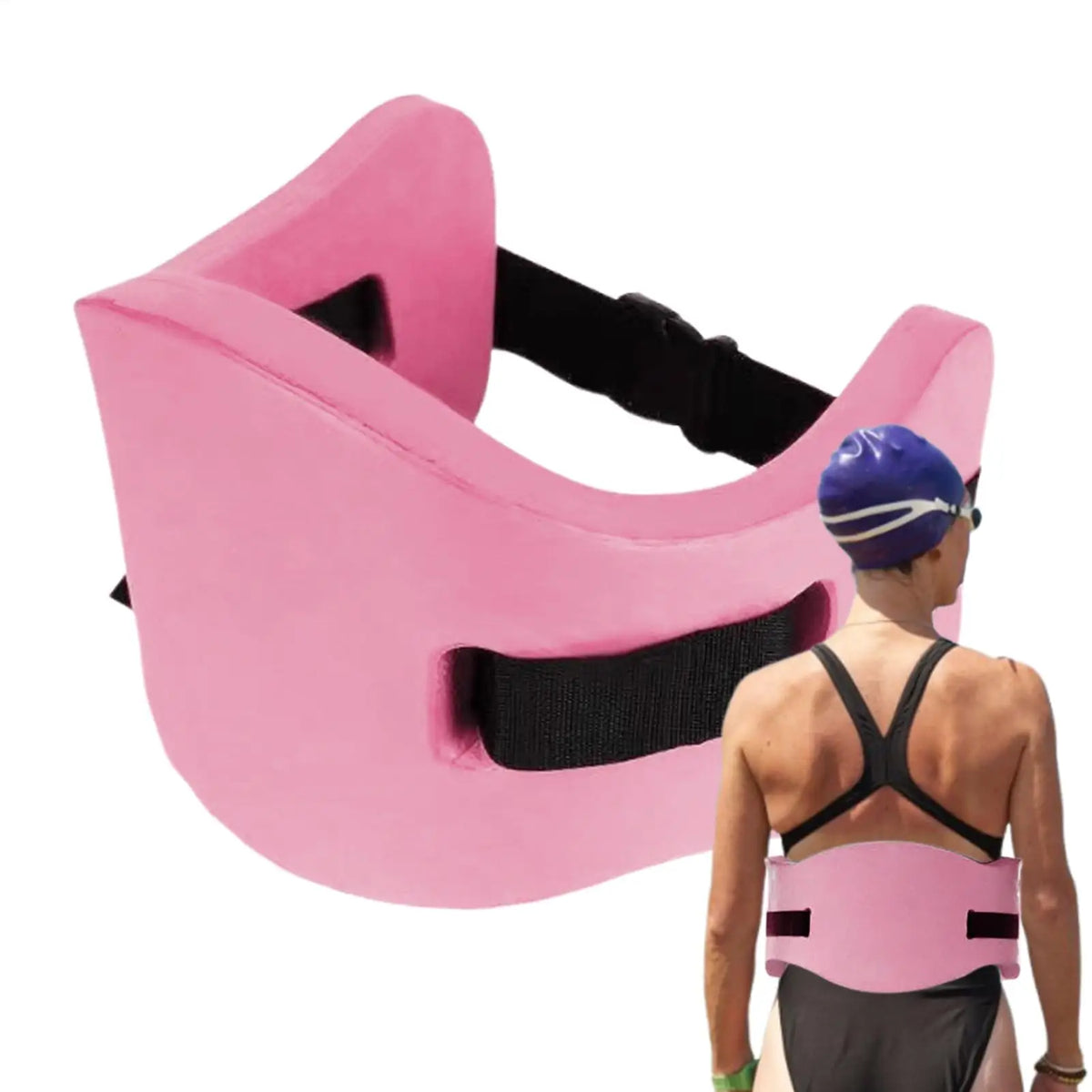 Swim Belt Pool Water Flotation Belt Safety Buoyancy Board for Pool Beach Bathtub Swimming Snorkeling Exercise Training Adults