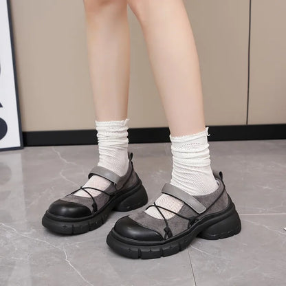2026 Women Hot Seller Thick Soled Mary Jane Small Leather Shoes British Wind Fashion with New Single Shoe Tide Shoes for Women