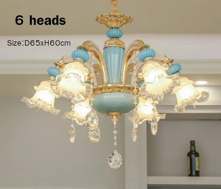 Dining Room Chandelier Light Modern Lighting Bedroom Crystal Lamp Living Lights Nordic Decoration Lamps Home