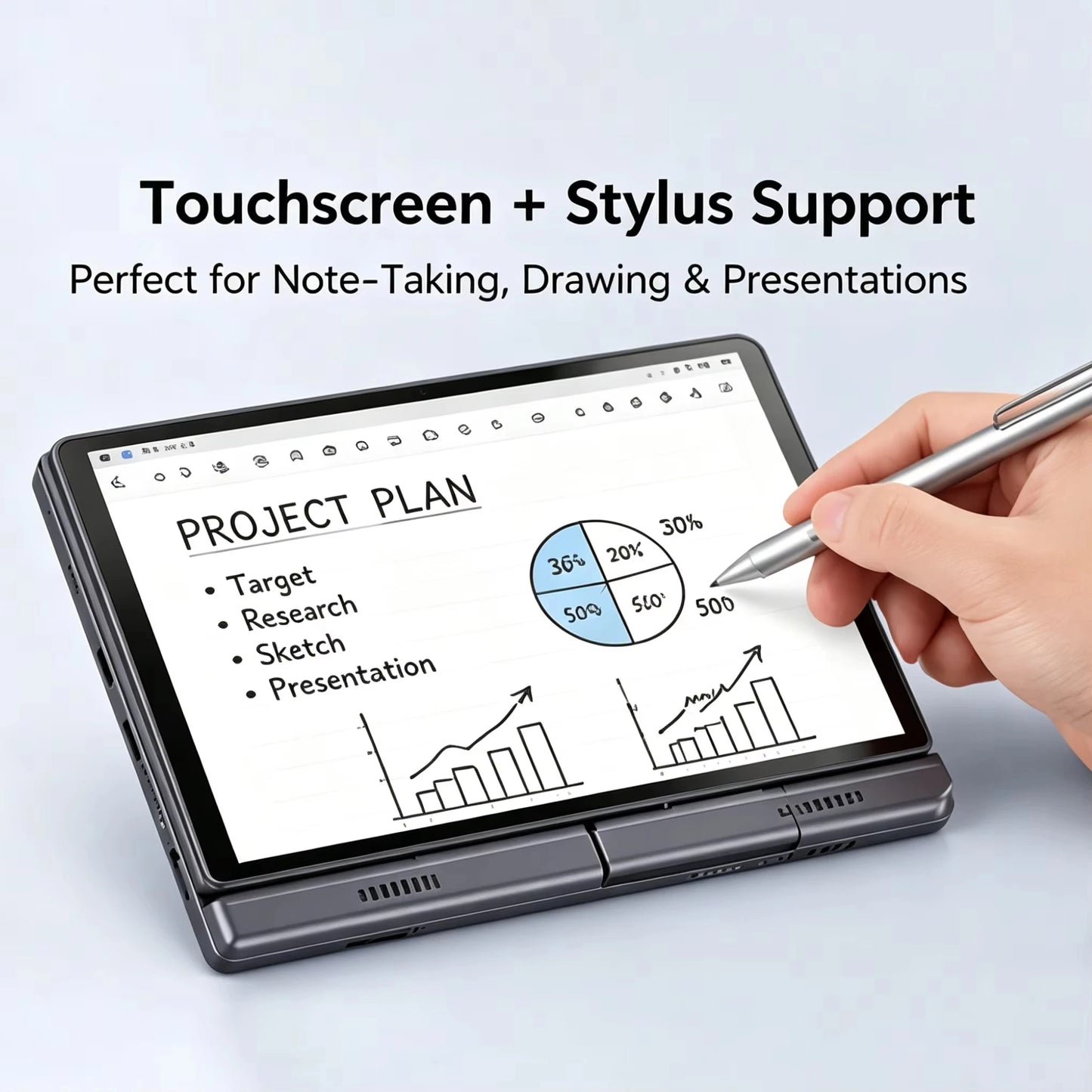 2025 New 8 Inch Oushedi Mini Laptop Intel N95 Quad Core Touch Screen Slim Portable Windows 11 Pro Notebook For Student Office