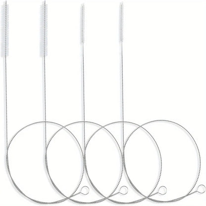 4pcs/pack 40 Inches Brush Cleaner for Cleaning Straw, Kegerator, Feeding Tube, Siphon Hose, Sunroof Drain, Refrigerator Drain, 2