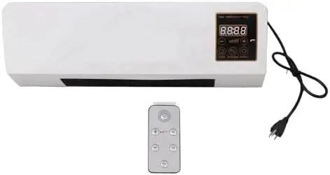 Wall Mounted Small Air Heater, Dual Use Efficient| Compact Wall Mounted Design, Wide Angle Heat Airflow, Heater for Home Office