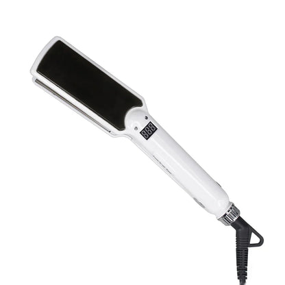Hair Straightener Titanium 480F High Temperature Professional Wide Plates Irons PTC Treatment Hair Flat Iron and Brush
