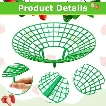 5-20pcs Strawberry Plant Supports with 3 Sturdy Legs Strawberry Growing Racks Protector Frame Holder Cage From Mold Rot Dirt