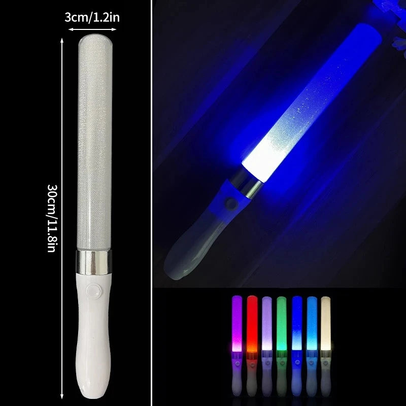Kpop Lightsticks Glowing Penlight Concert Props Glow in The Dark Light Rods Light Sticks Party Supplies Concert Accessories