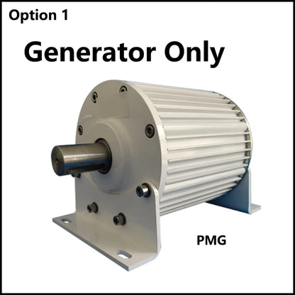 10KW 20KW 30KW Low Speed Permanent Magnet Generator 48V 220V 380V 3 Phase AC Alternator 300 RPM Motor Drive Water Wind Turbine