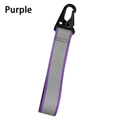 LED Glowing Luminous Reflective Backpack Hanging Light  Night Running Safety Alert Wristband Outdoor Sport Armband Light