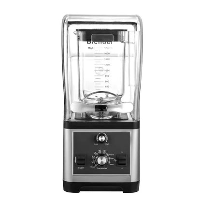 Milk Tea Shop Equipment Commercial Sand Ice Machine Sound Insulation with Hood Noise Reduction Automatic Ice Crusher