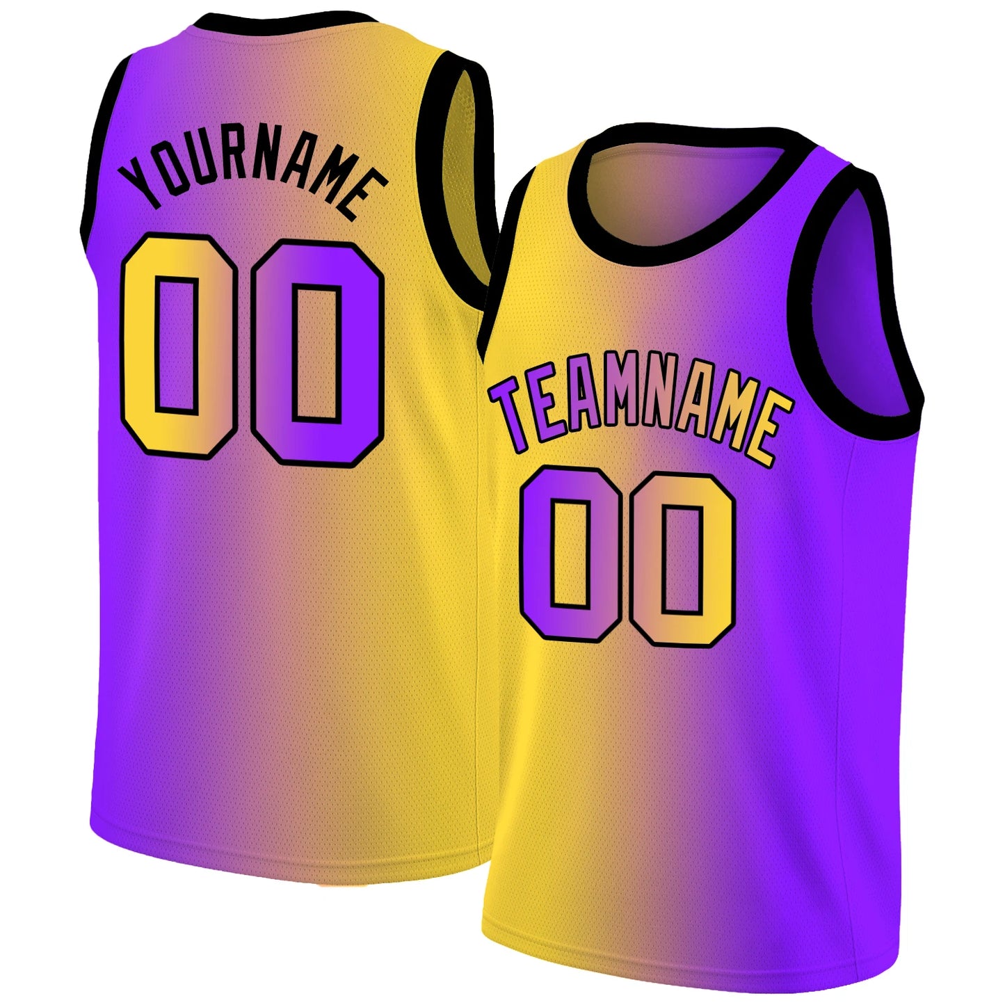 Round Neck Personalized Basketball Jersey Custom Full Sublimation Team Name/Number Training Athletic Shirts for Male/Lady/Kids