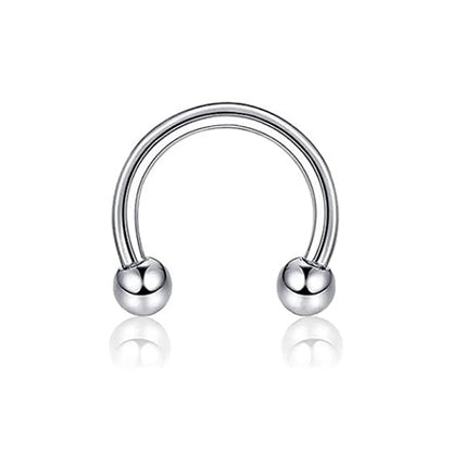 31 Styles 16G Surgical Steel 1 Pcs Nose Septum Rings Piercing Jewelry Horseshoe Cartilage Earring Eyebrow Lip Retainer 8mm 10mm