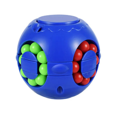 Creative Plastics Magic Bean Cube Spinner Finger Gyro Rotating Ball Finger Spinner Gyro 3D Rotating Ball