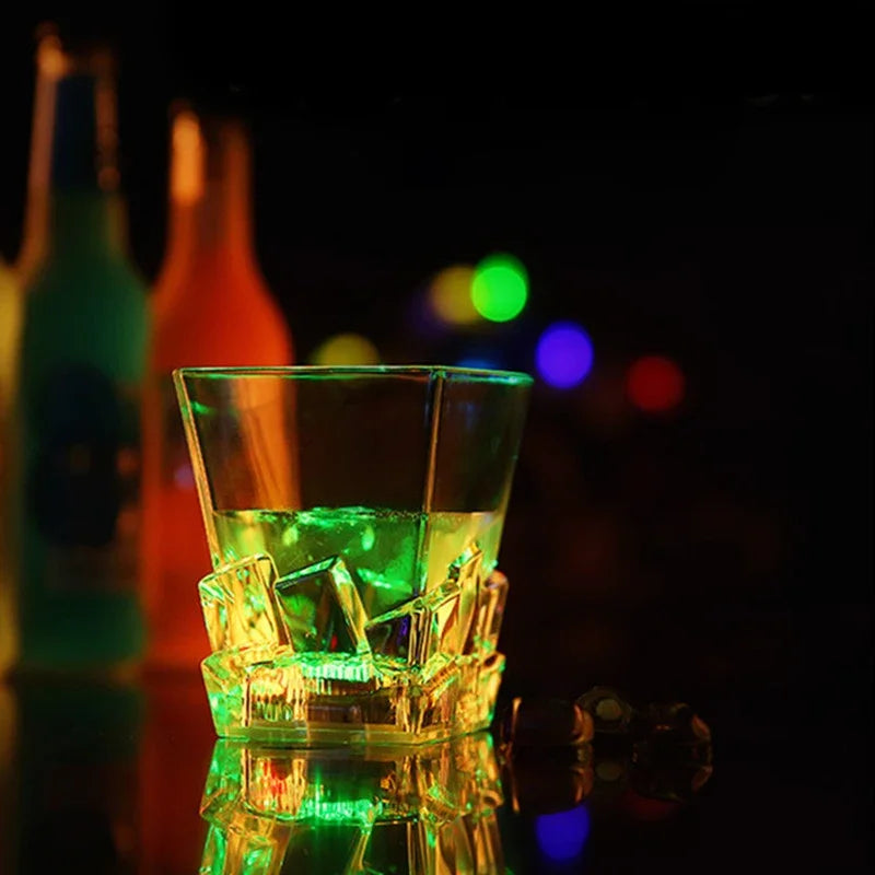 Flash Light Up Cups Sensor Shorts Glasses Fun Cup LED Drinking Blinking Barware for Bar Night Club Birthday Christmas Party