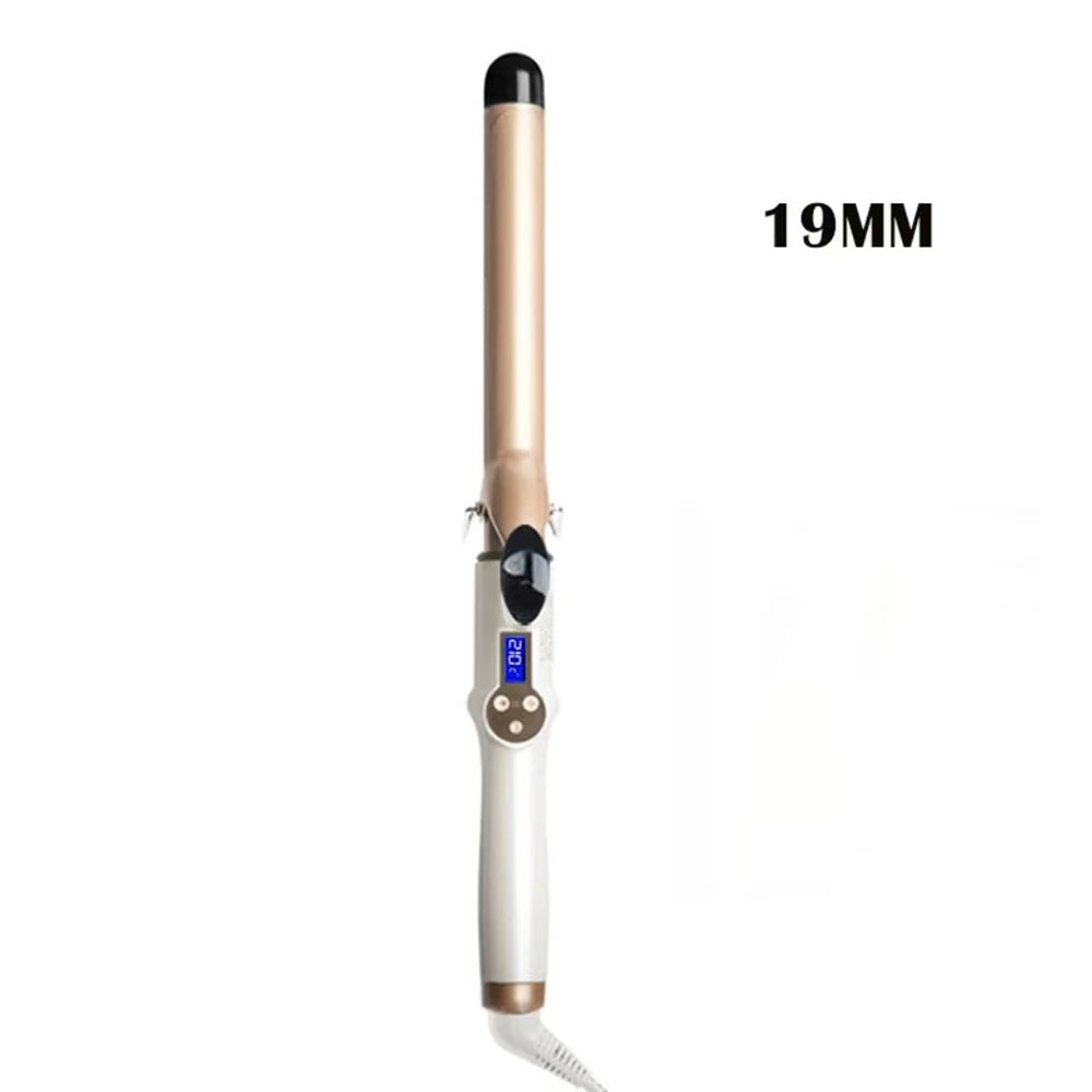 Electric Professional Ceramic Hair Curler LED Curling Iron Roller Curls Wand Waver Hair Straightener Styling Tool 9mm-38mm