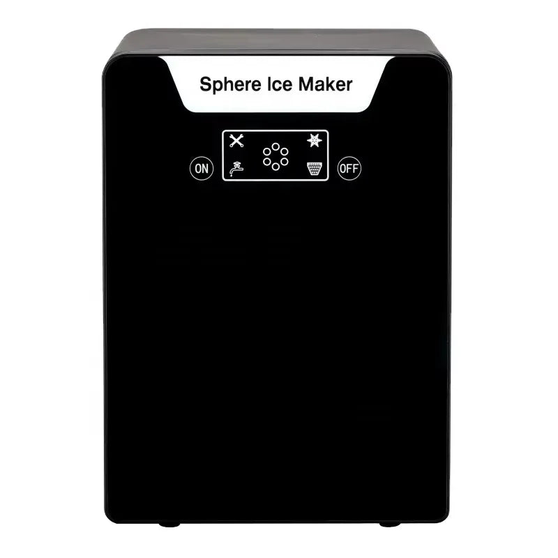 Counter Top Home Sphere Ice Machine Crystal Ice Ball 4Pcs Per Cycle 160Pcs and 10Kgs Per Day for Cocktails Drinks Whiskey