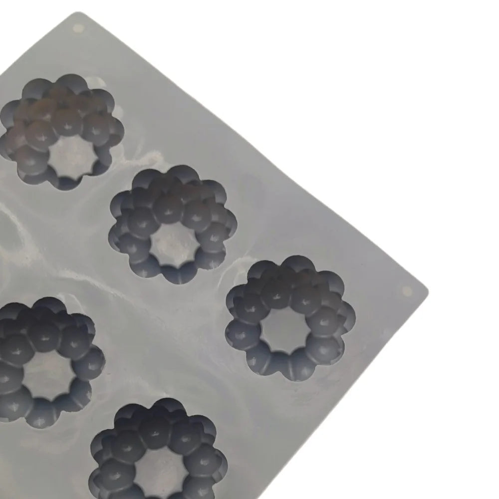 New Arrival 12 Hole Circular Bubble Shape Silicone Mousse Cake Mold DIY Flaky Clouds Shape Jelly Pudding Chocolate Baking Tools