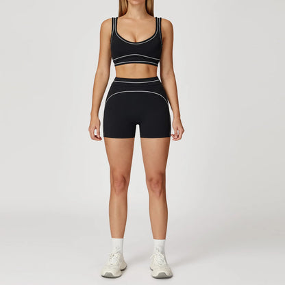 Yoga Suit 2PCS Women Tracksuits Sports Outfits Gym Clothes Running Sports Bra Suits Female Workout Yoga Clothes Athletic Wear