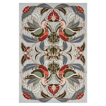Light Luxury Cloakroom Carpet Home Non-slip Mat Large Area Bedroom Decor Washable Rug European Retro Carpets for Living Room