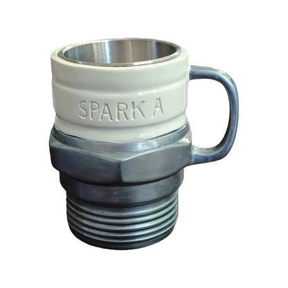 Creative Unique Spark Plug Mug Funny Decorative Industrial Coffee Cup Automotive Automotive Themed Mug Coffee Drinking