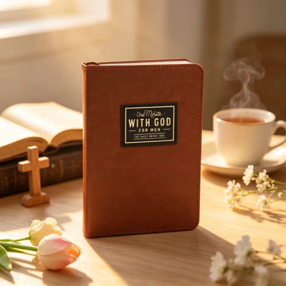 Vintage Brown Journal Notebook, Faux Leather Hardcover Daily Diary for Men & Women, 365 Days Personal Planner for Writing